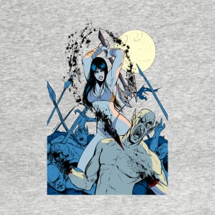 Axe Girl in battle T-Shirt